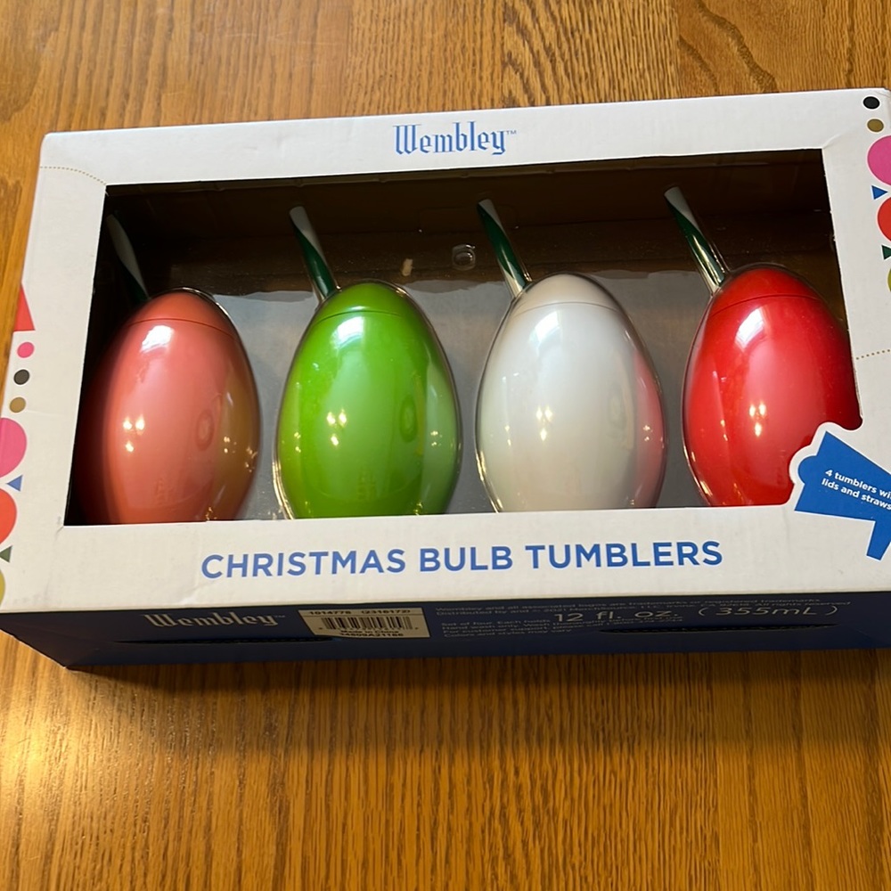 Christmas Bulb Tumblers.